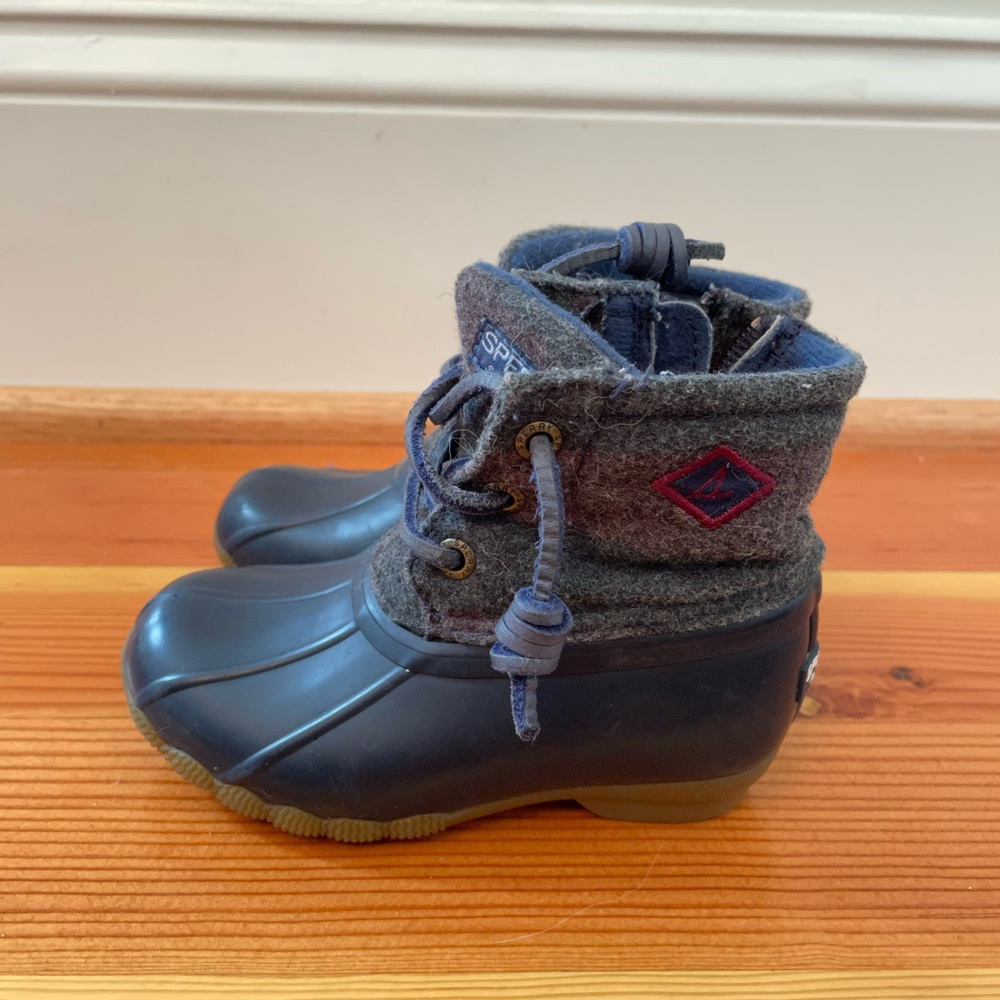 Sperry Saltwater Duck Boots Toddler very good